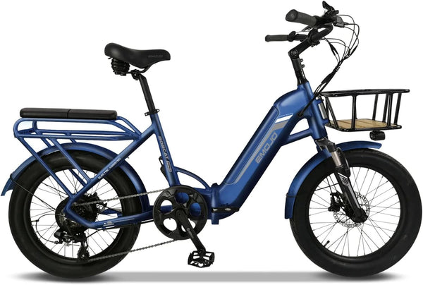 Bike Bobcat Foldable Electric Bicycle, 500W 48V Step-Thru Ebike with 7-Speed Gearing
