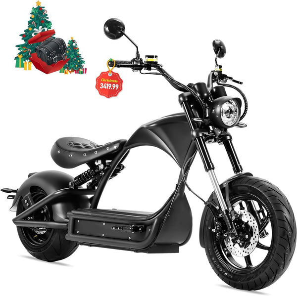 4000W M1P Pro Electric Motorcycle for Adults, 49MPH 55 Mlies Long Range,60V 42AH Battery Full Suspension Dual Disk Brake, Dual Battery Option
