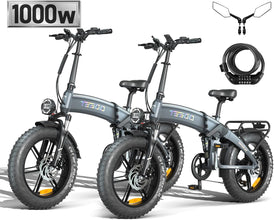 1000W Folding Electric Bicycle, 20 * 4.0
